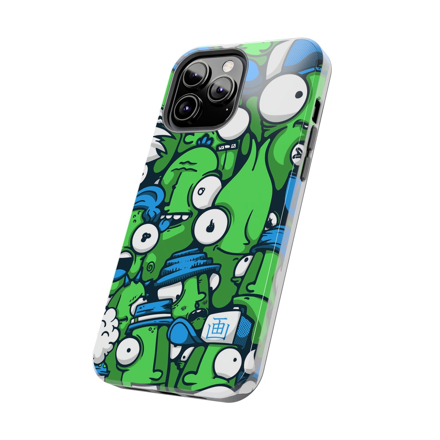 Whimsical Green Monster Phone Case