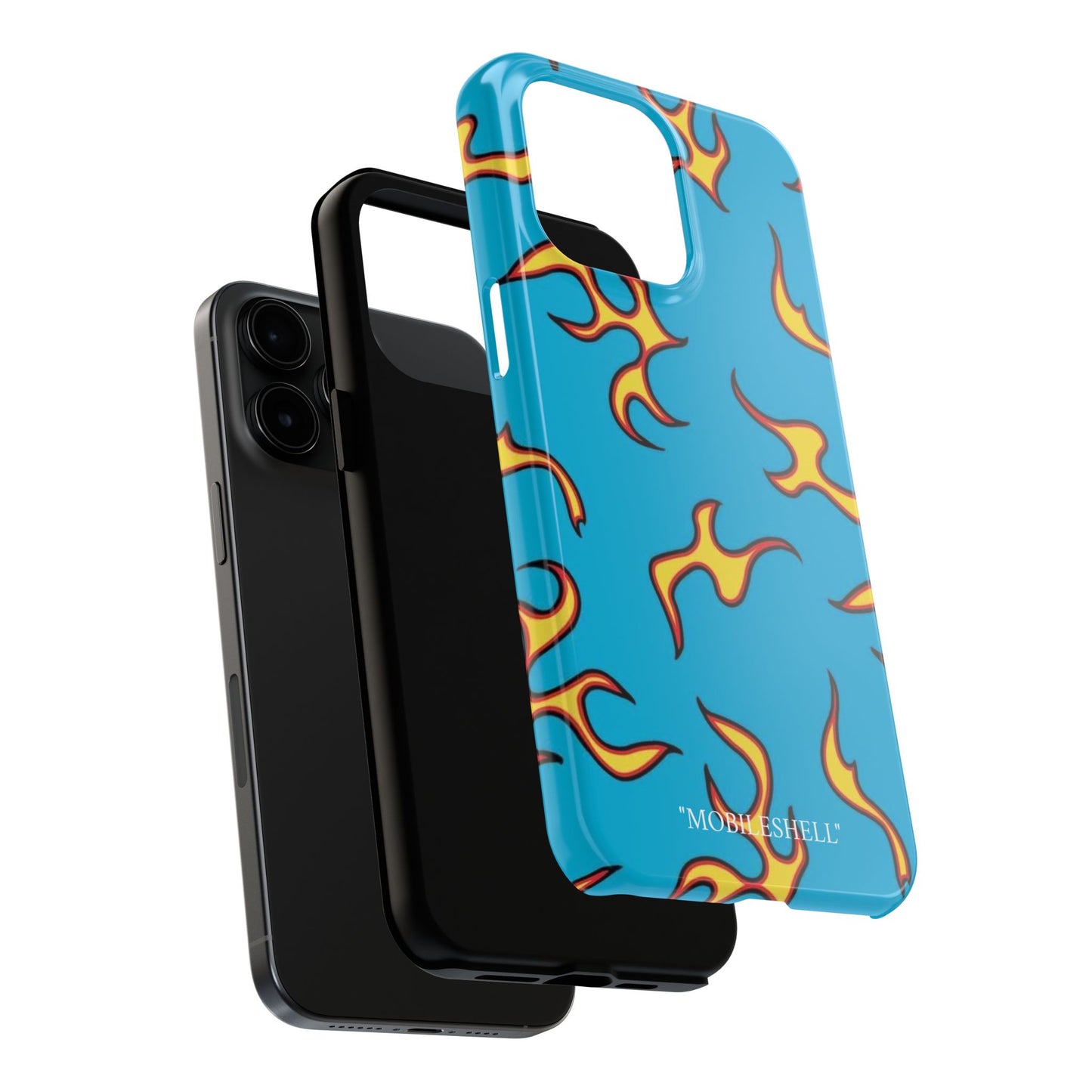 Blue Flame tough phone case