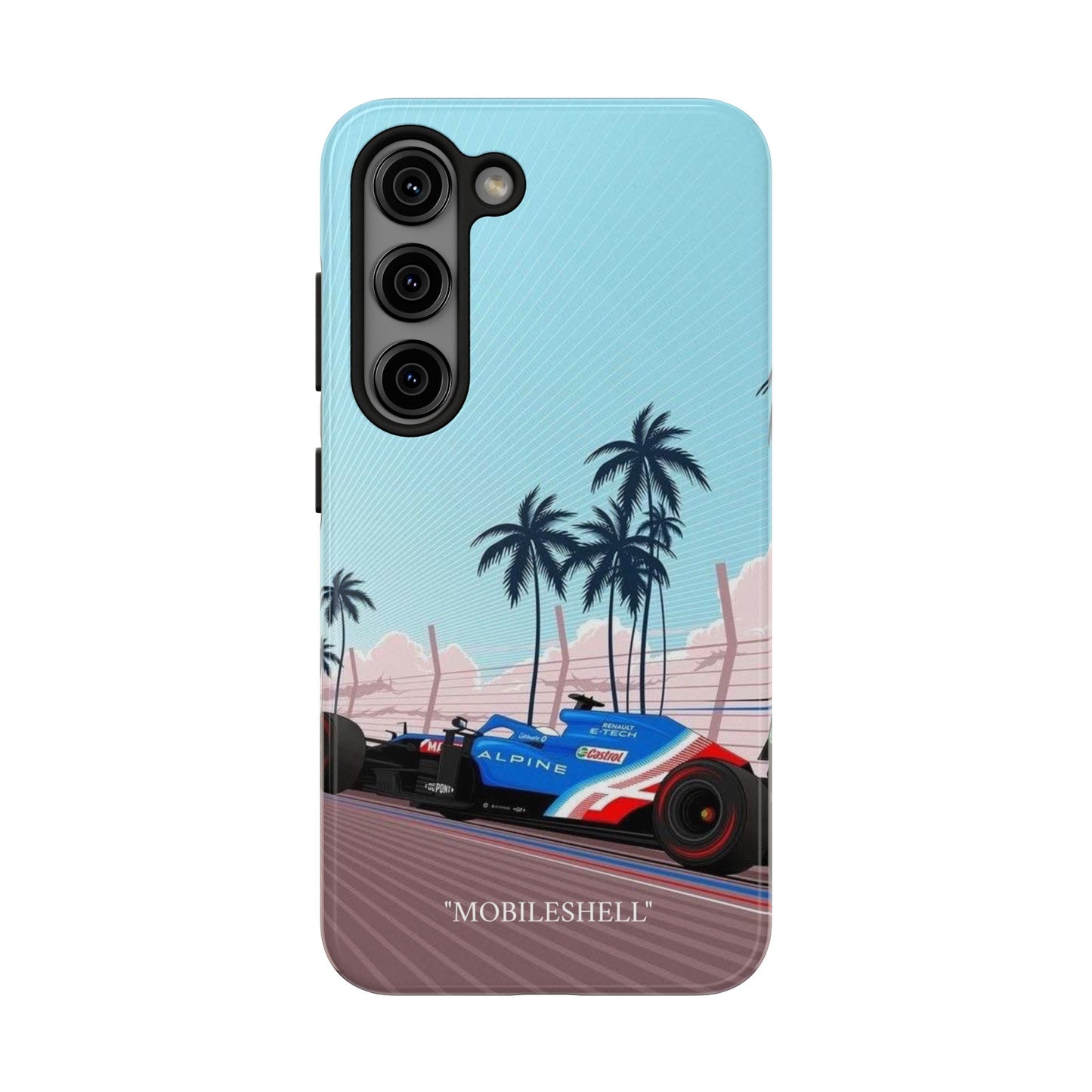 F1 Alpine team car tough phone case