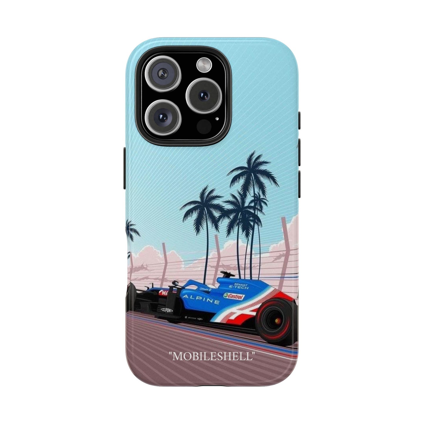 F1 Alpine team car tough phone case