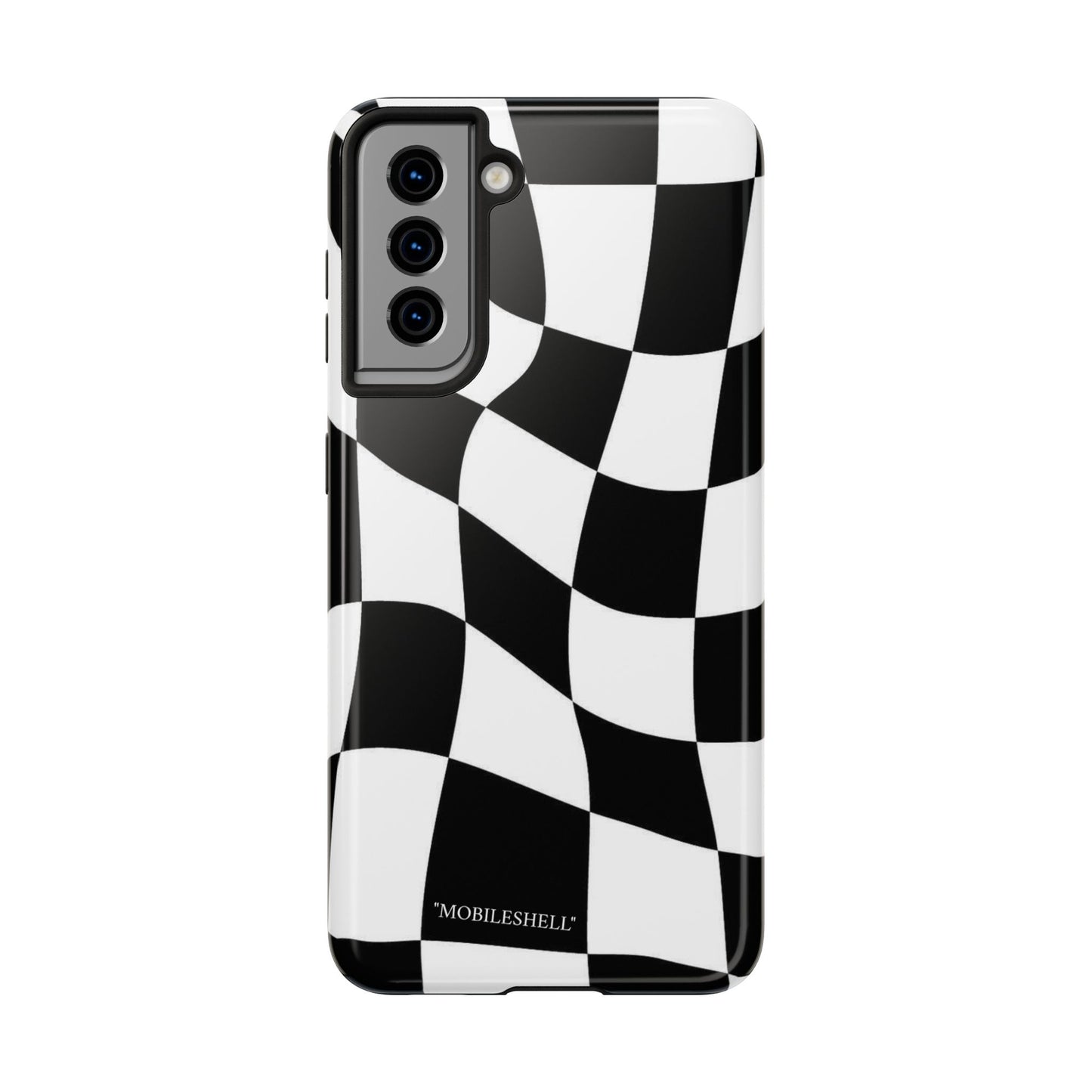 Checkers B&W tough phone case