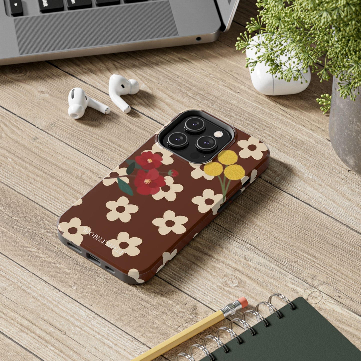 Flower vibe tough phone case