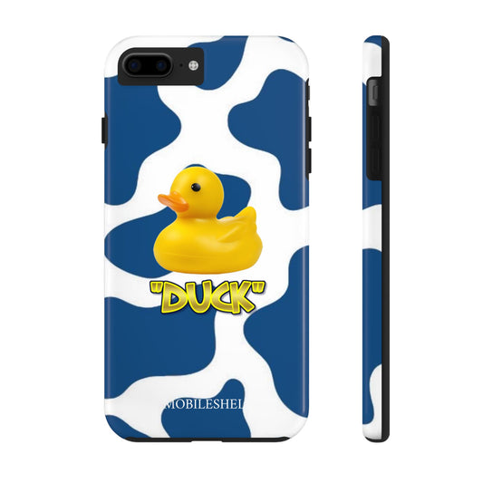 Duck blue water tough phone case