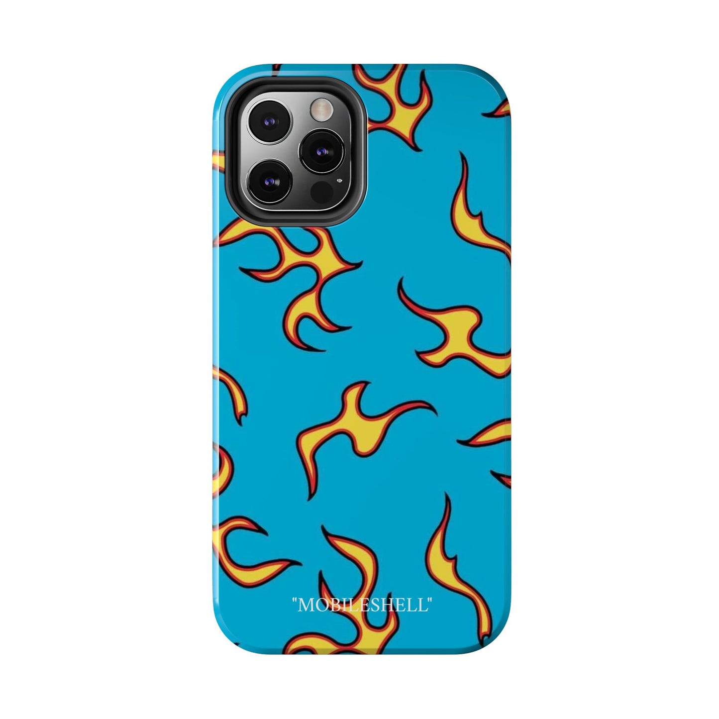 Blue Flame tough phone case