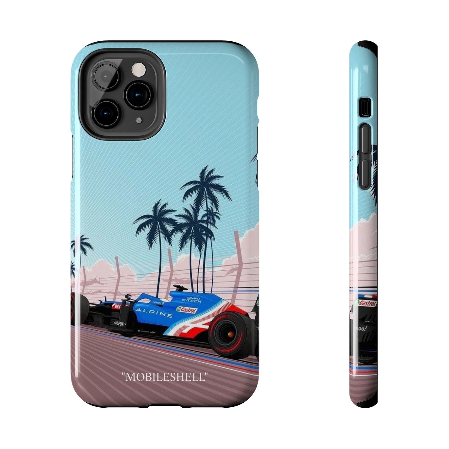 F1 Alpine team car tough phone case