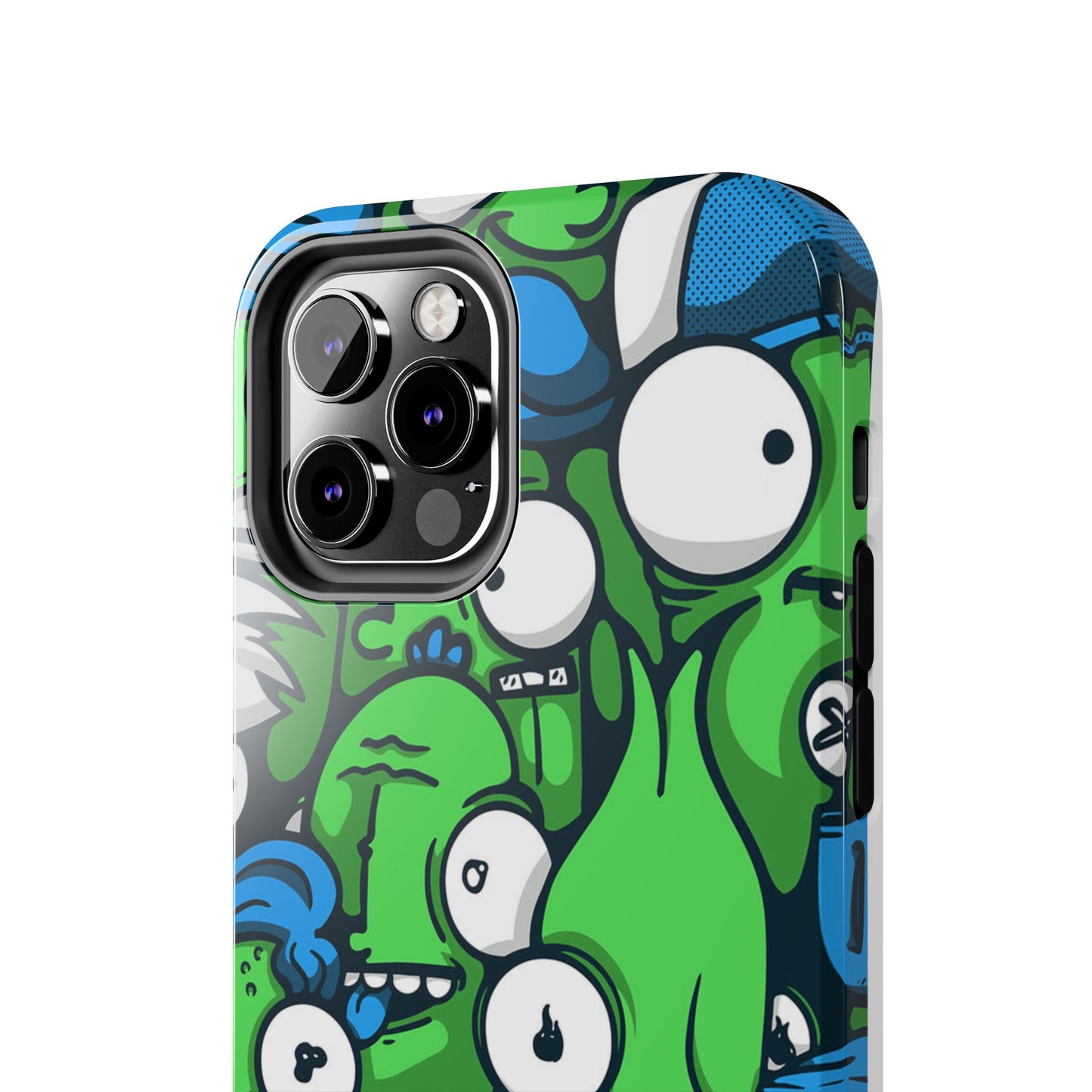 Whimsical Green Monster Phone Case