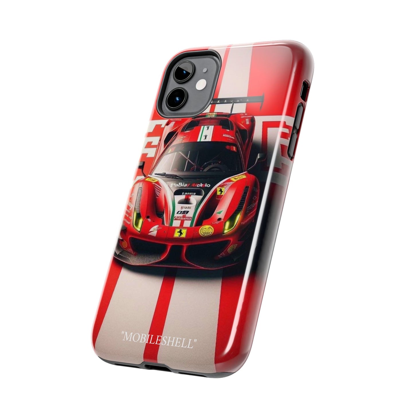 Red Ferrari tough phone case