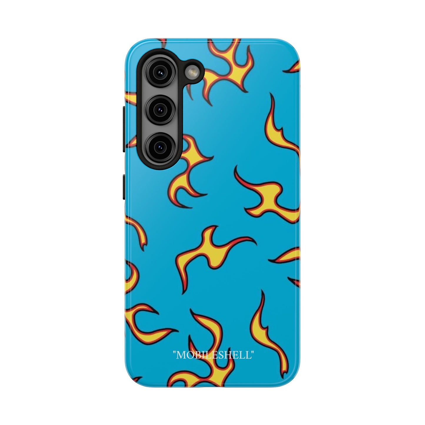 Blue Flame tough phone case