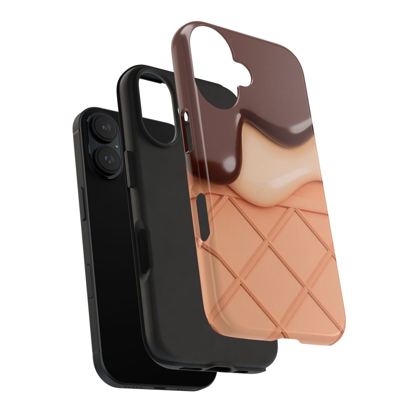 Ice cream drip Tough Phone Cases