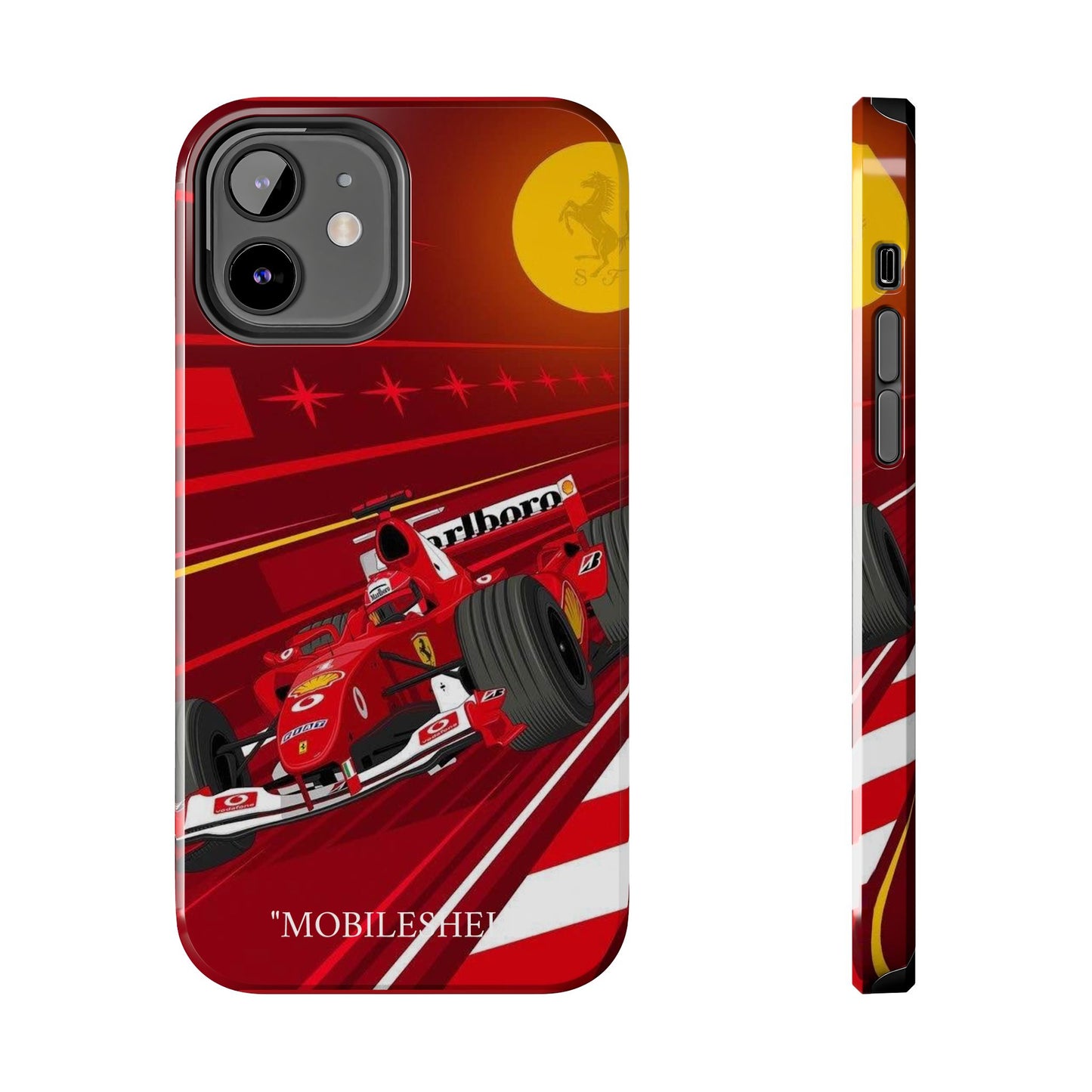 F1 Ferrari team car tough phone case