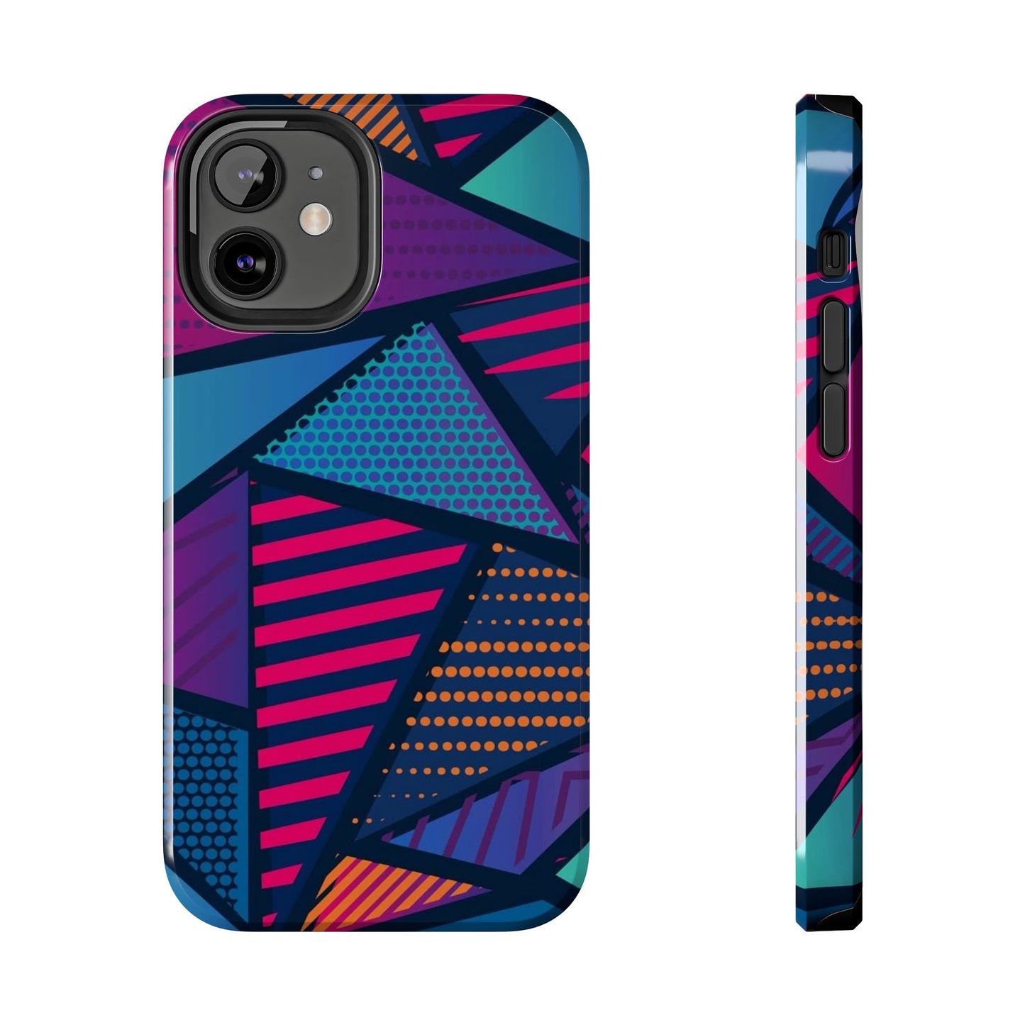 Vibrant Geometric Tough Phone Case