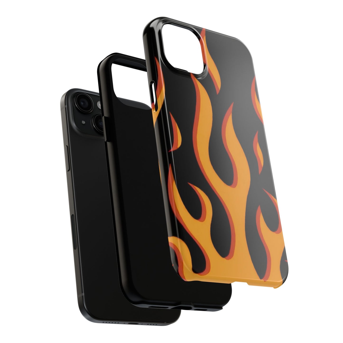 Flame Design Tough Phone Case