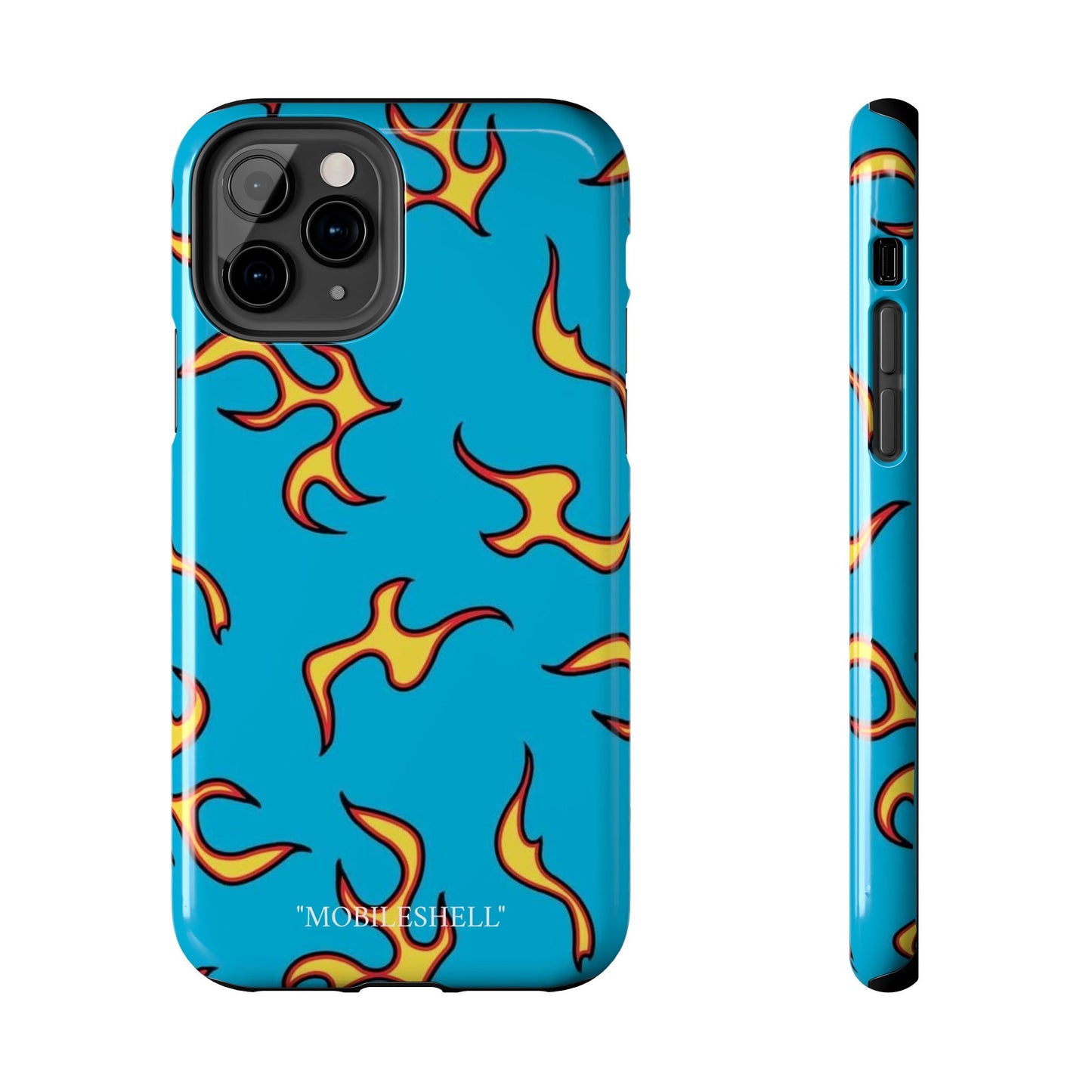 Blue Flame tough phone case