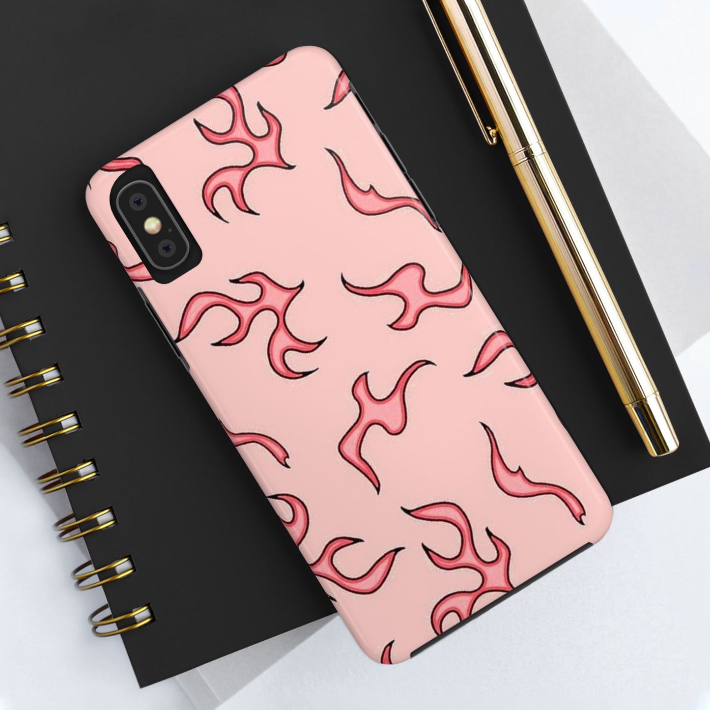 Stylish Flame Tough Phone Case