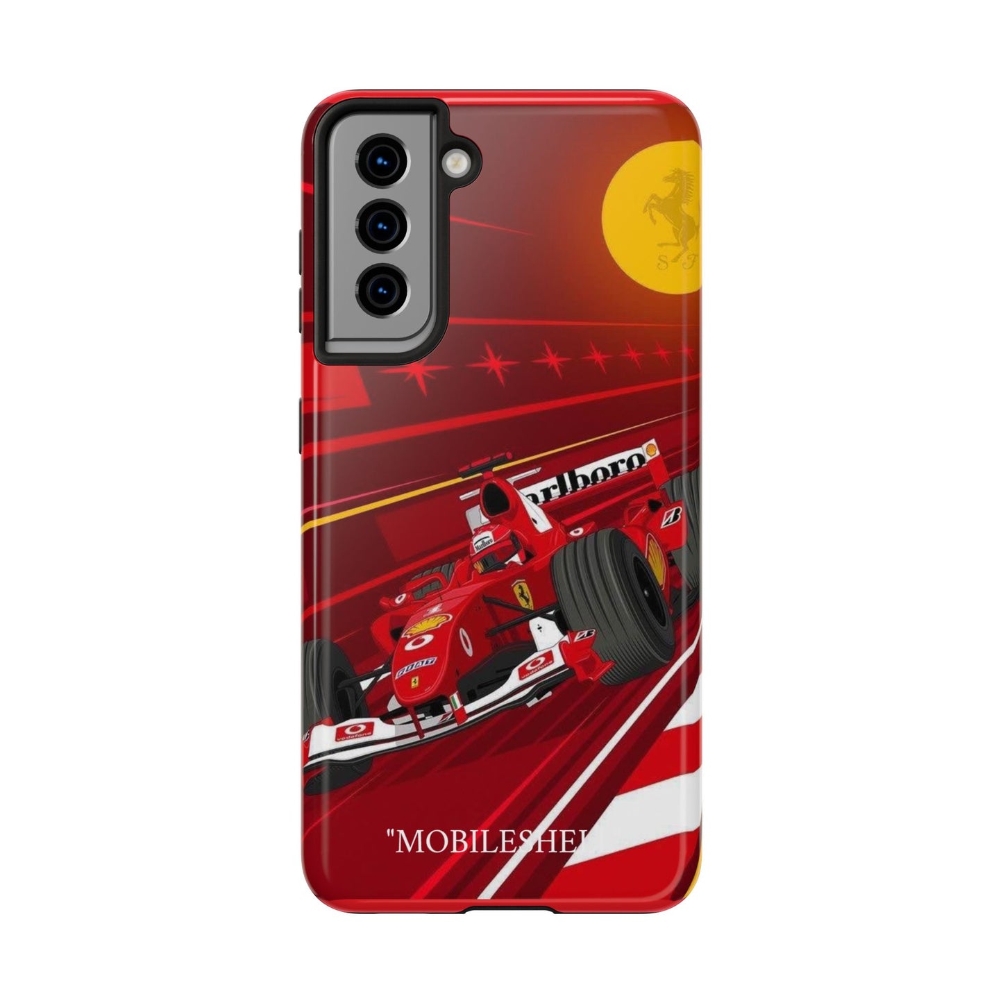 F1 Ferrari team car tough phone case