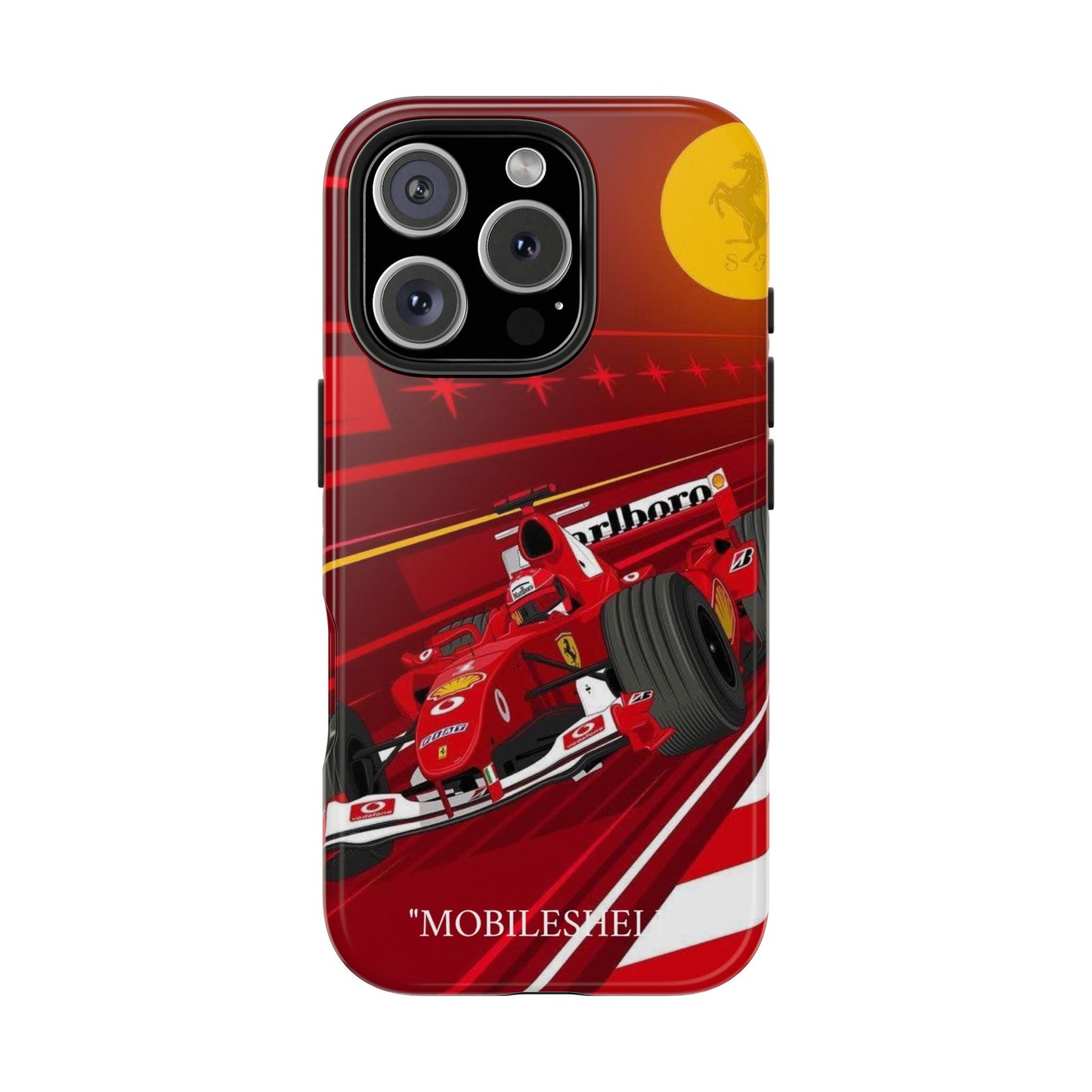 F1 Ferrari team car tough phone case