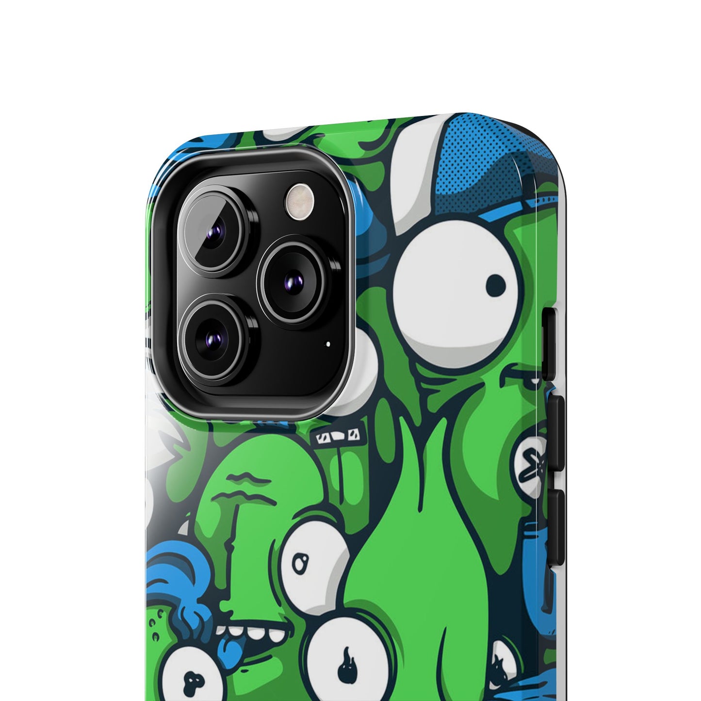 Whimsical Green Monster Phone Case