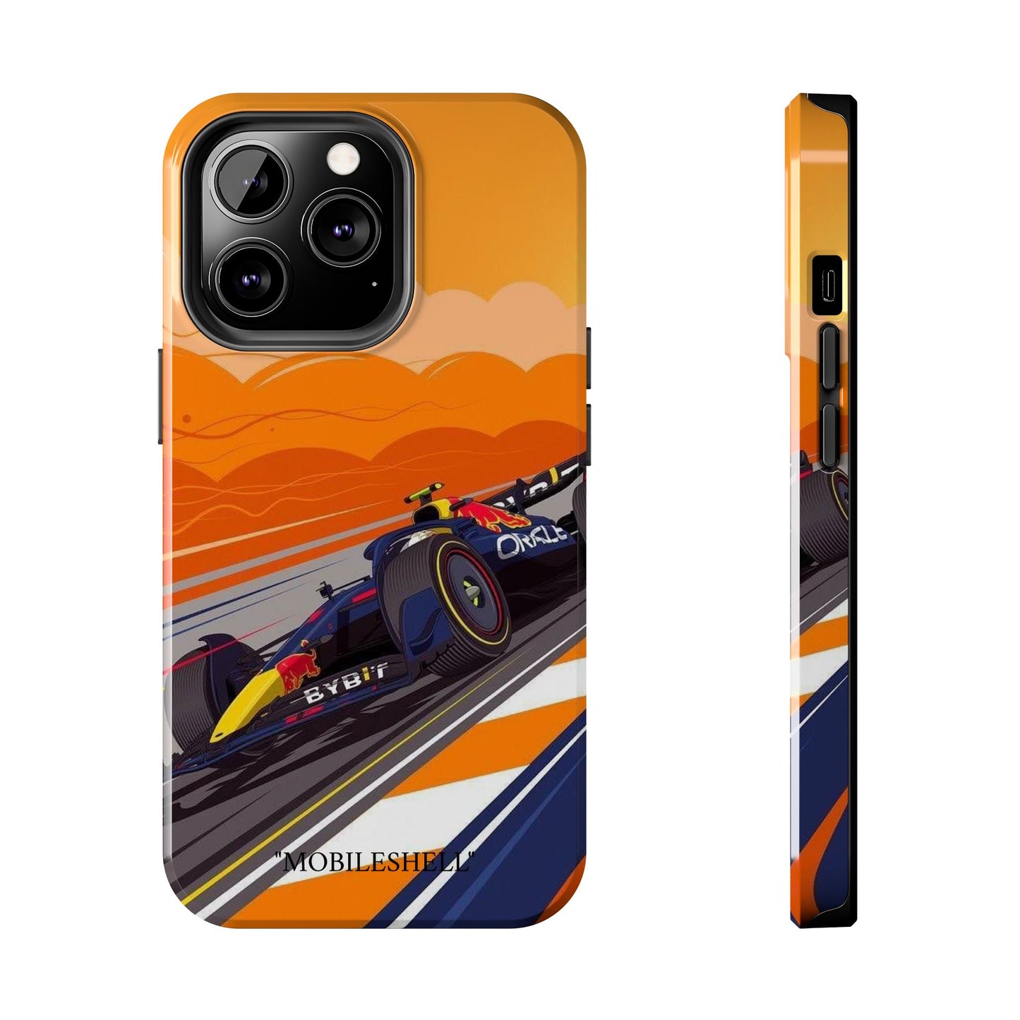 F1 Redbull cartoon tough phone case