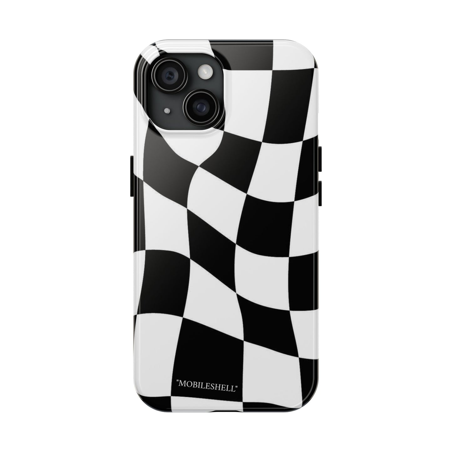 Checkers B&W tough phone case