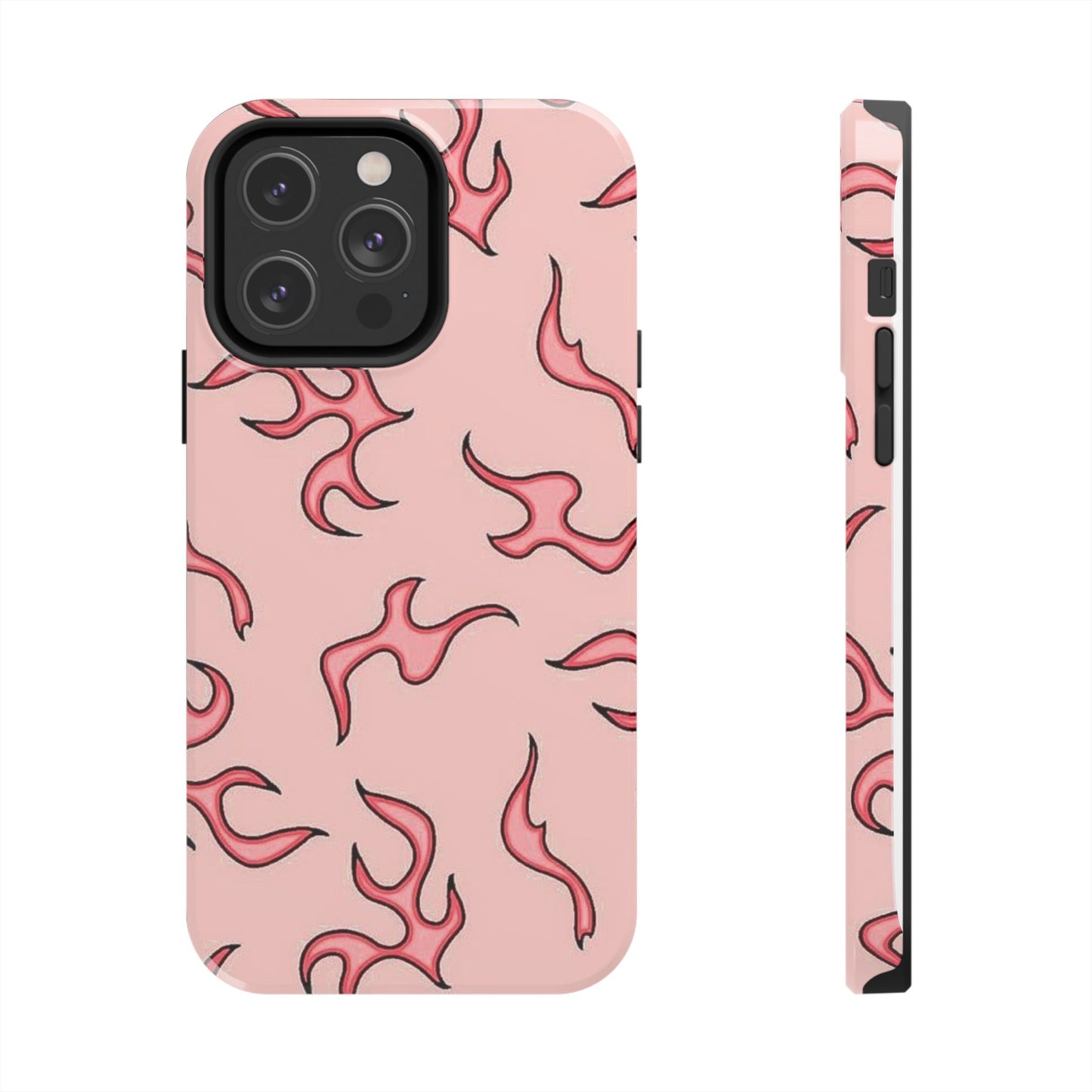 Stylish Flame Tough Phone Case