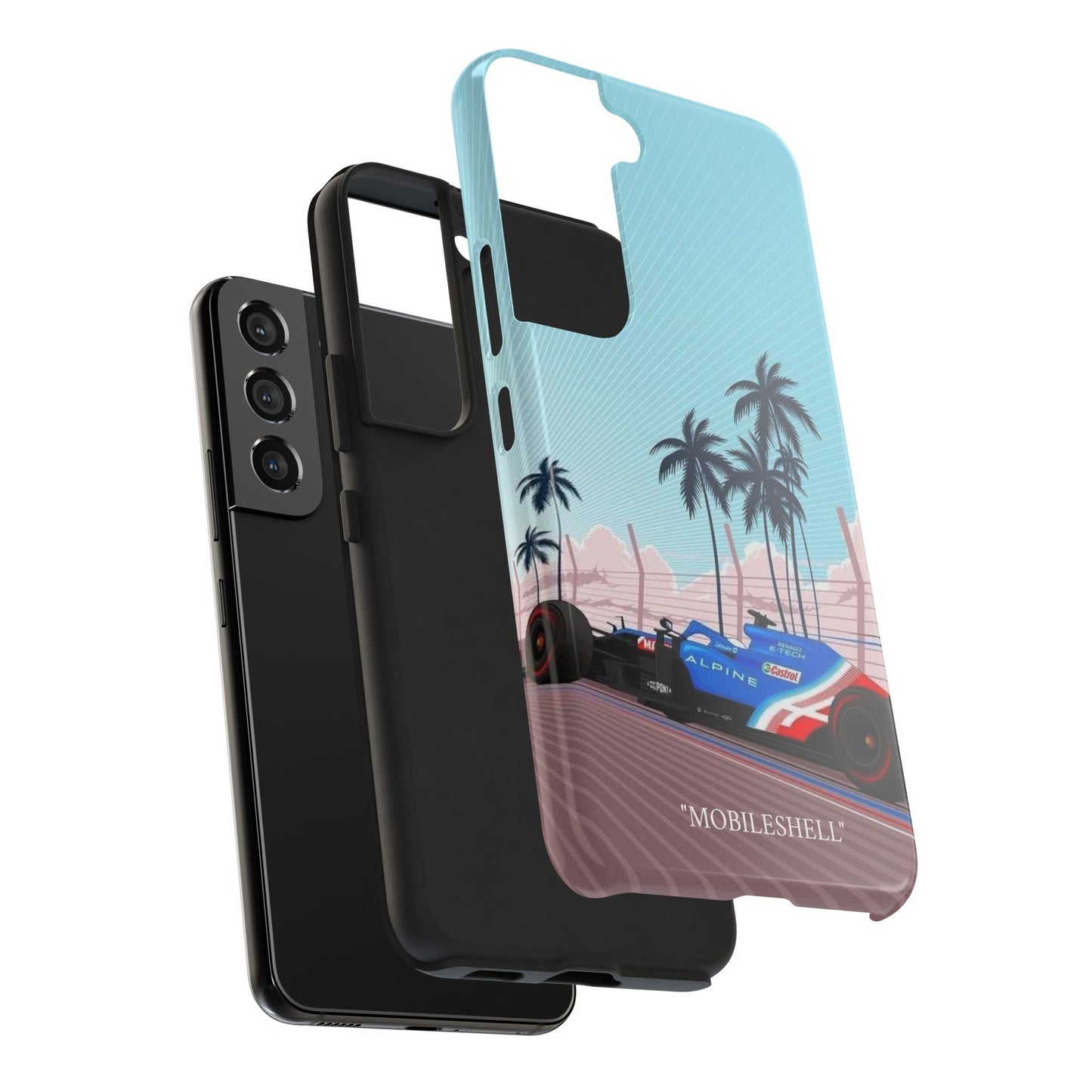 F1 Alpine team car tough phone case