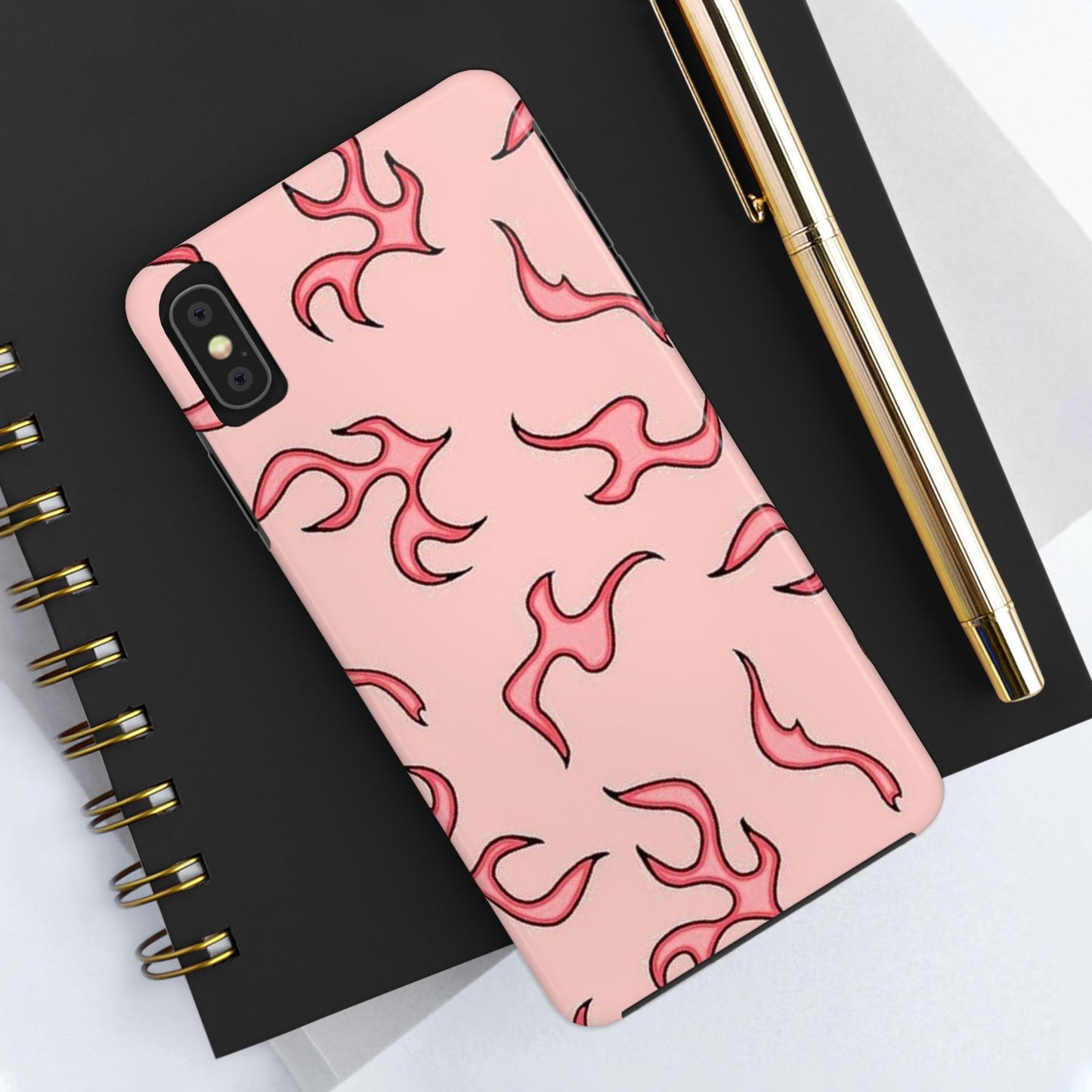 Stylish Flame Tough Phone Case