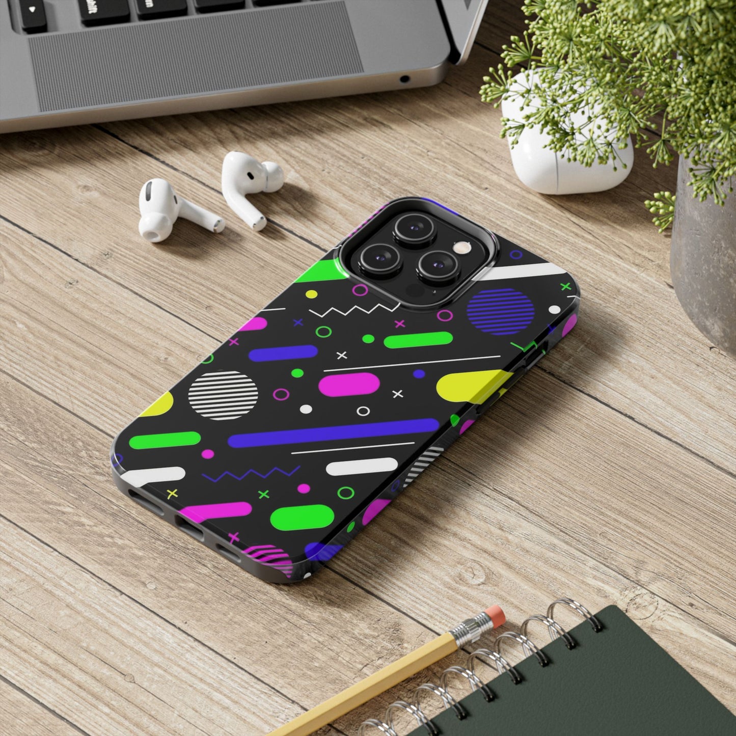 Vibrant Geometric Tough Phone Case