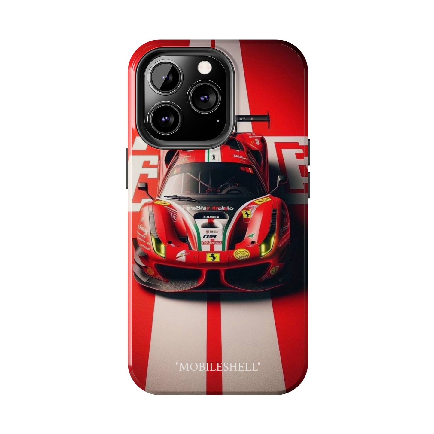 Red Ferrari tough phone case