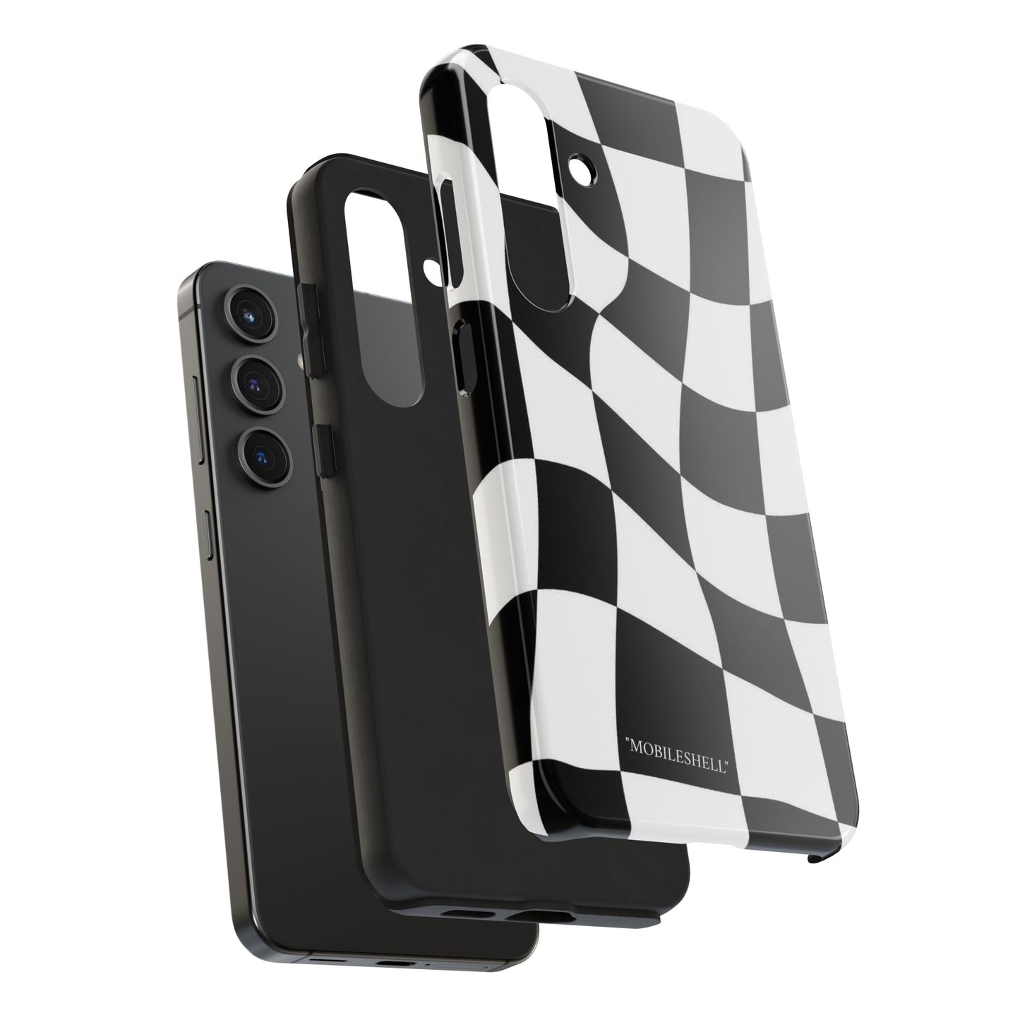 Checkers B&W tough phone case