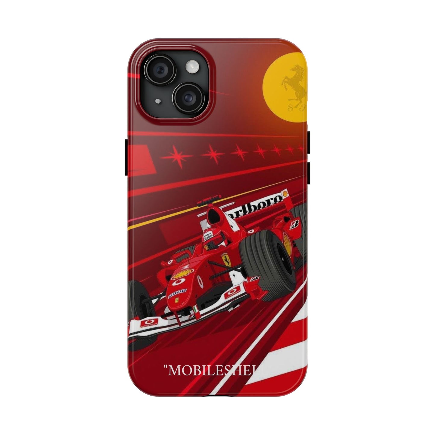 F1 Ferrari team car tough phone case