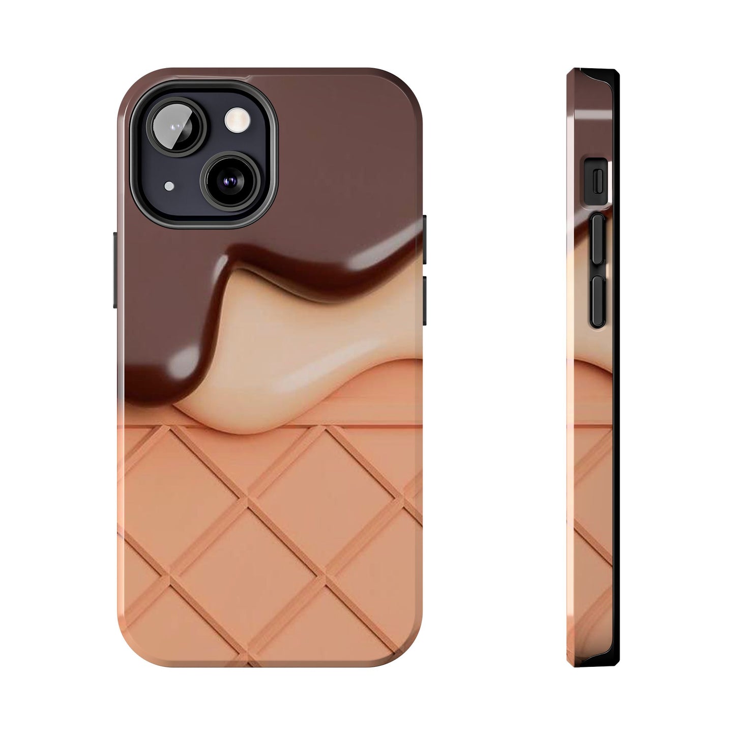 Ice cream drip Tough Phone Cases