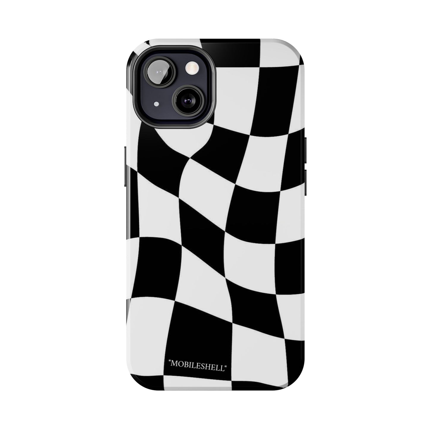 Checkers B&W tough phone case