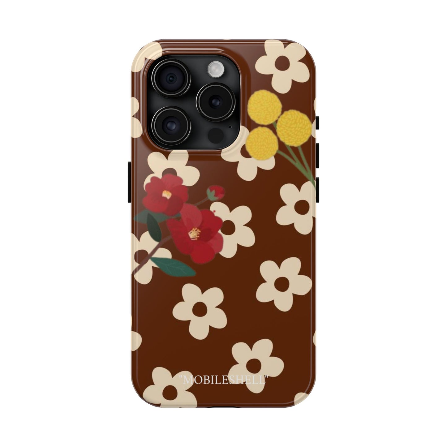 Flower vibe tough phone case