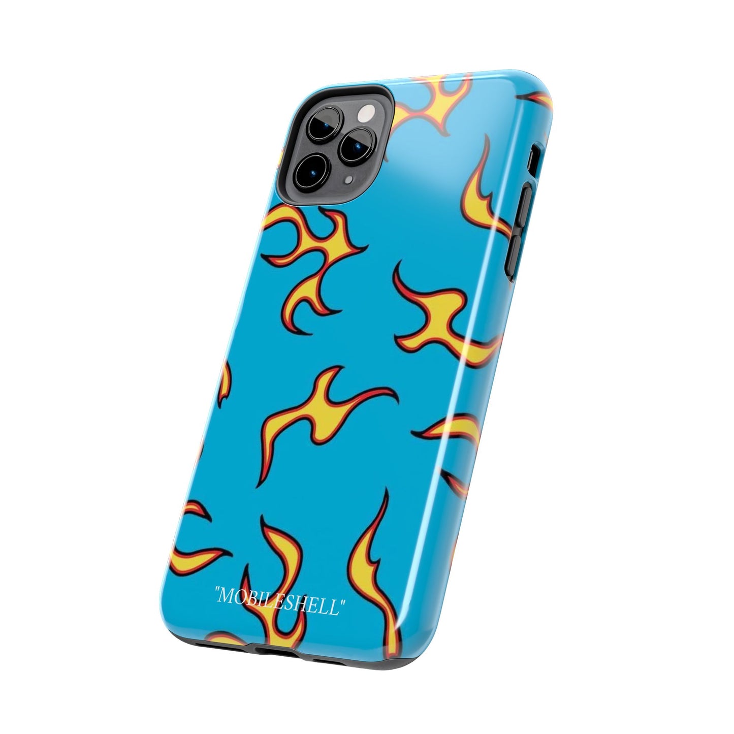 Blue Flame tough phone case