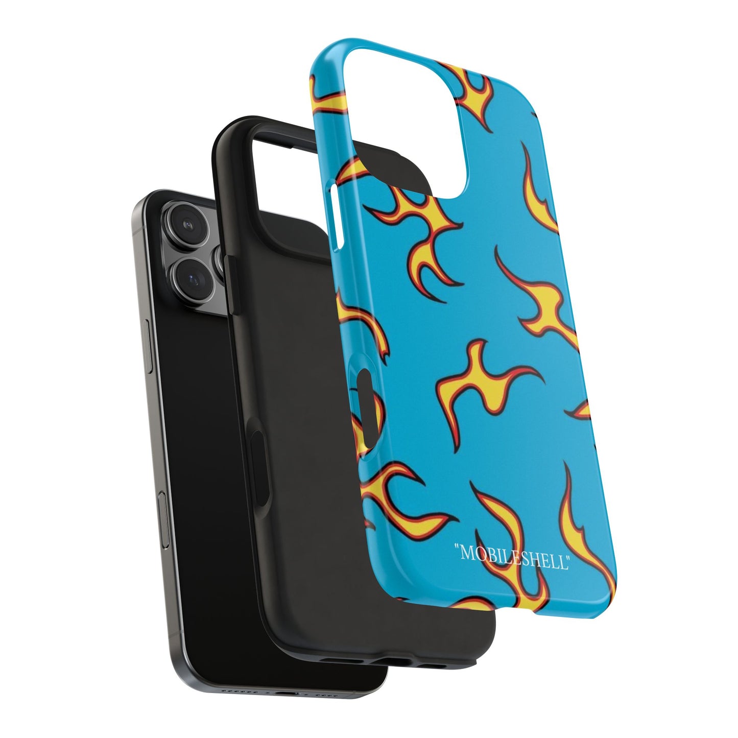 Blue Flame tough phone case