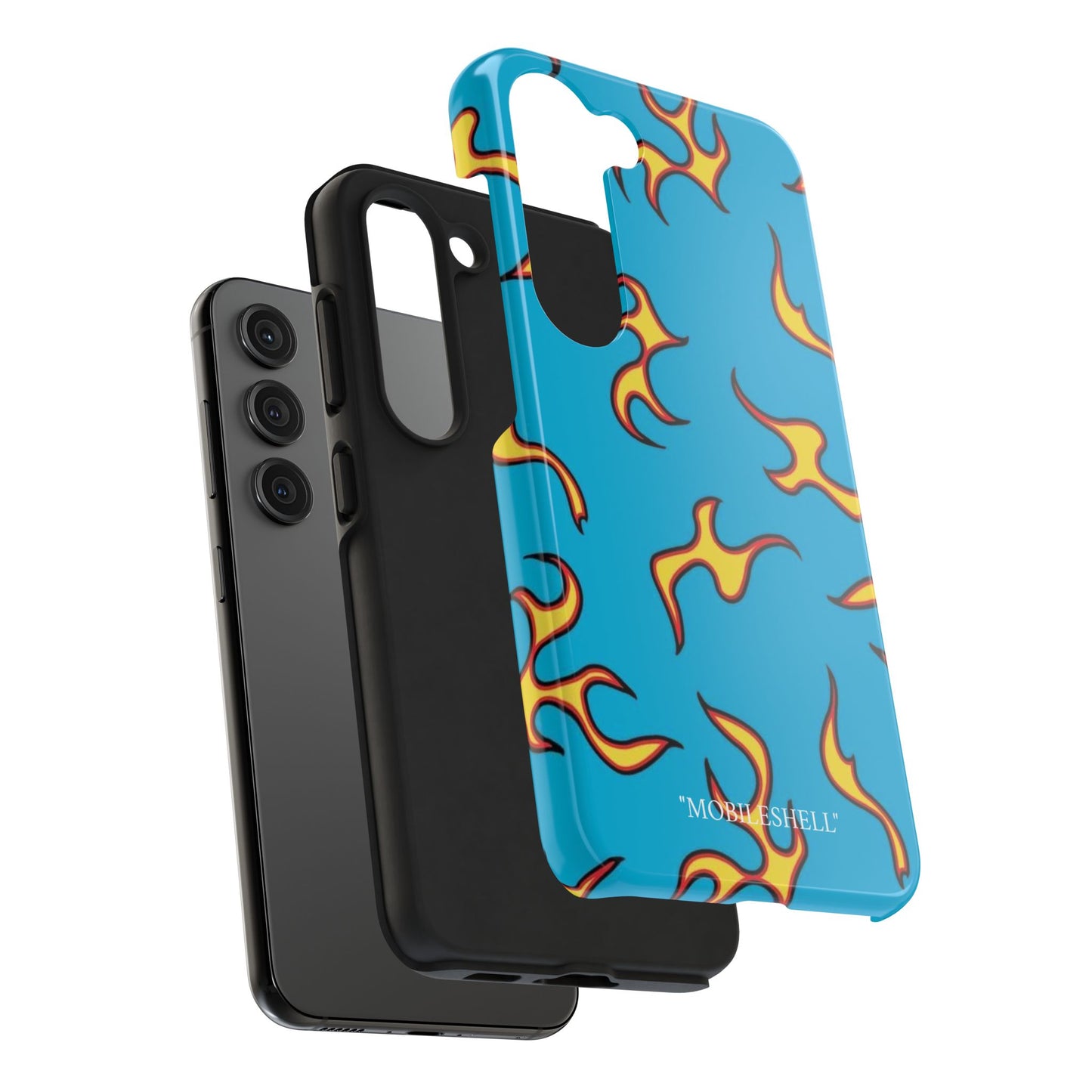 Blue Flame tough phone case