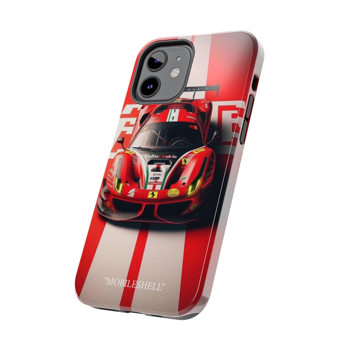 Red Ferrari tough phone case