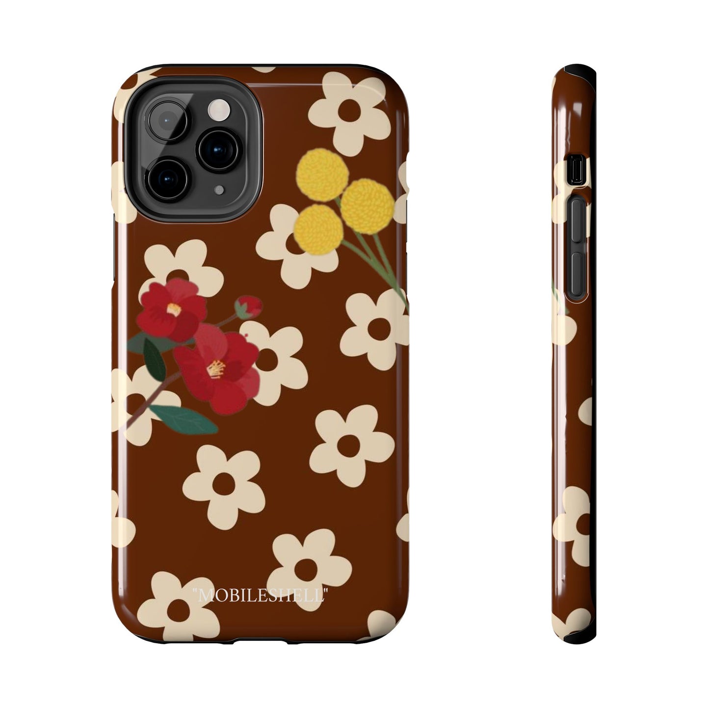 Flower vibe tough phone case