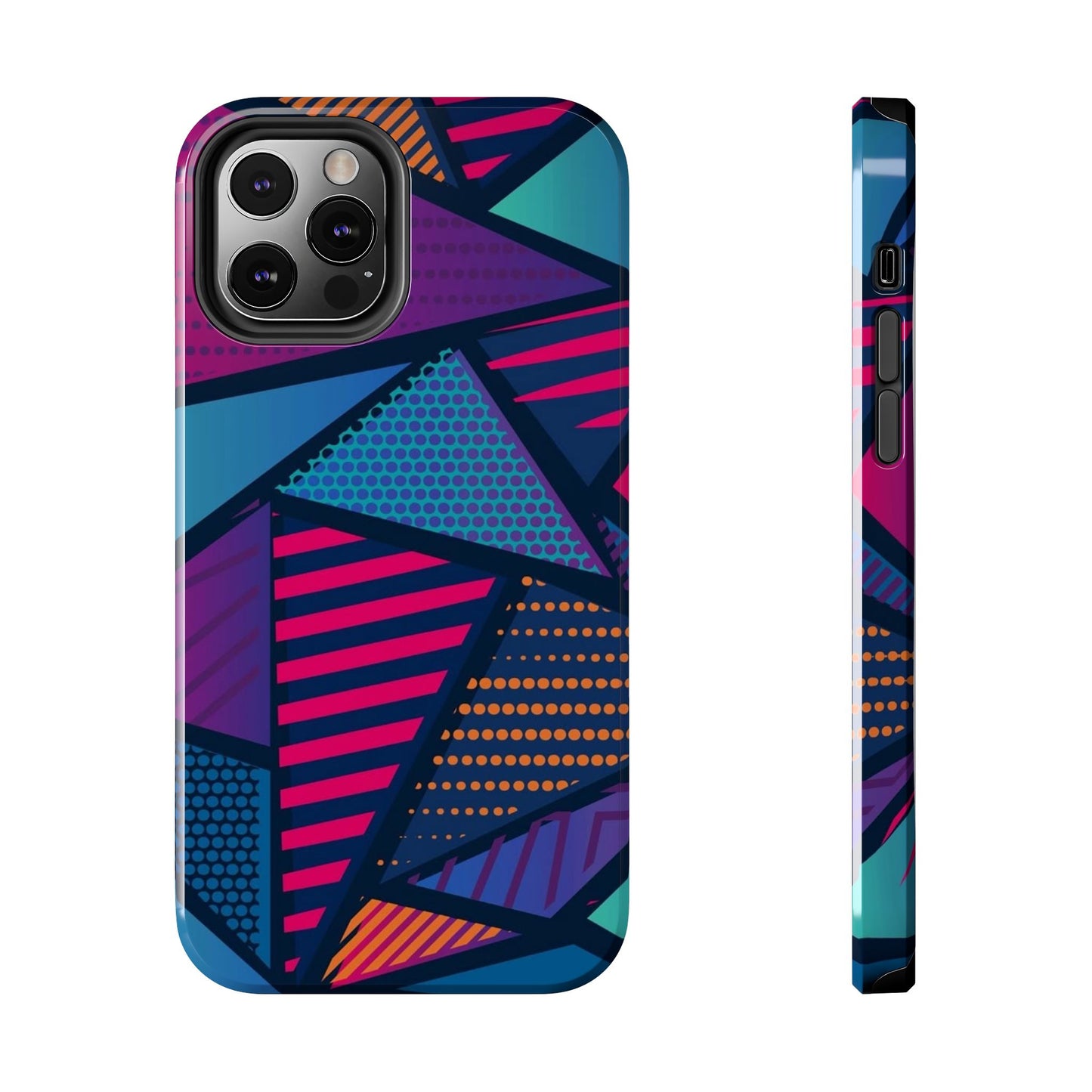 Vibrant Geometric Tough Phone Case