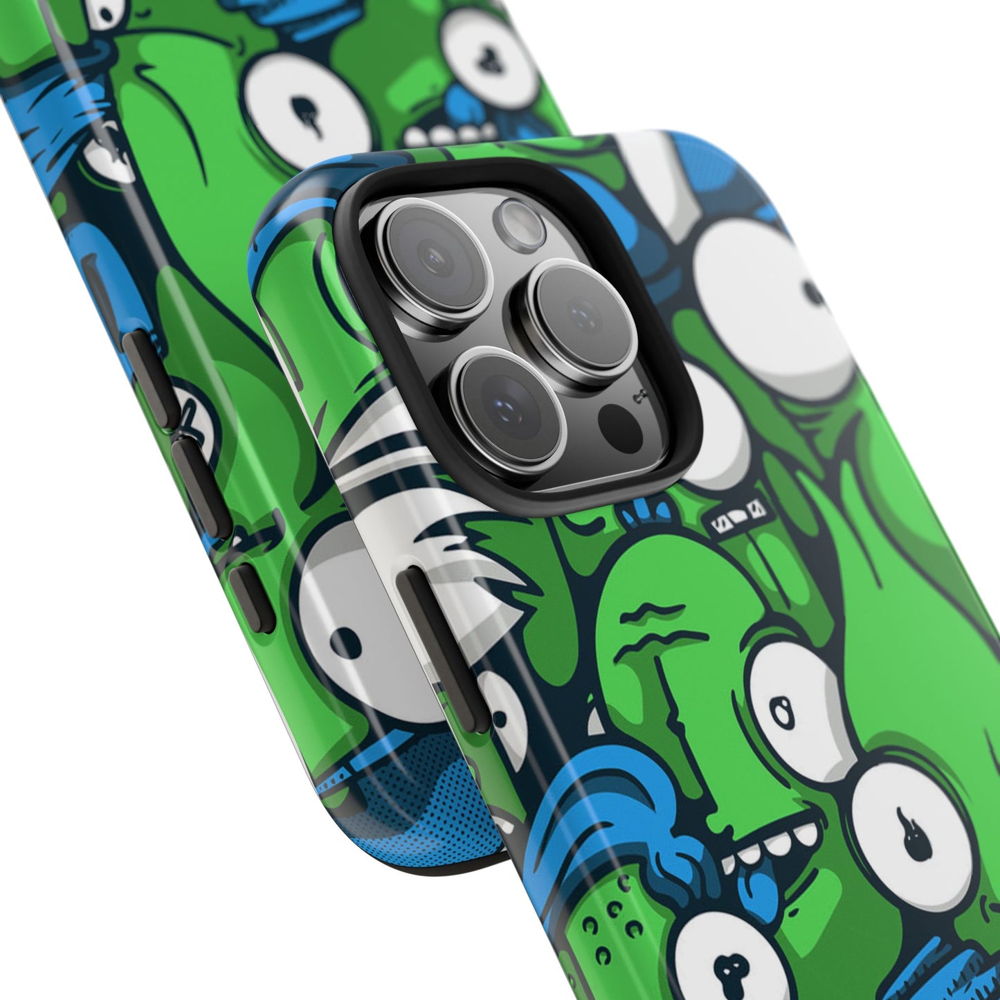 Whimsical Green Monster Phone Case