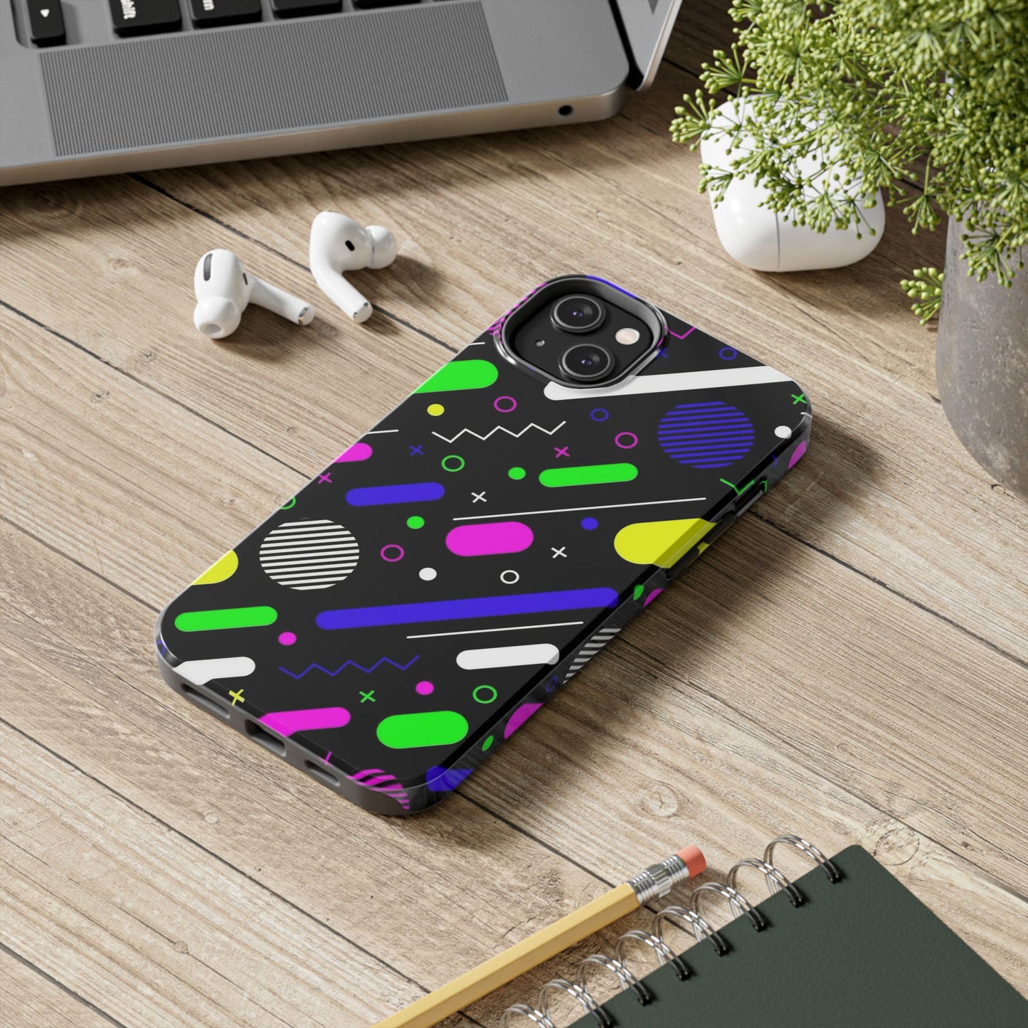 Vibrant Geometric Tough Phone Case