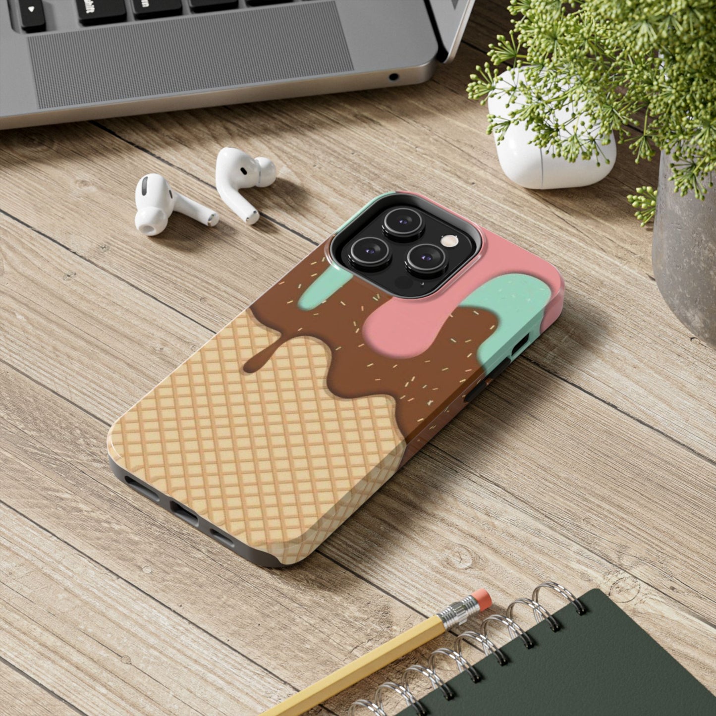 Ice Cream Drip Tough Phone Case