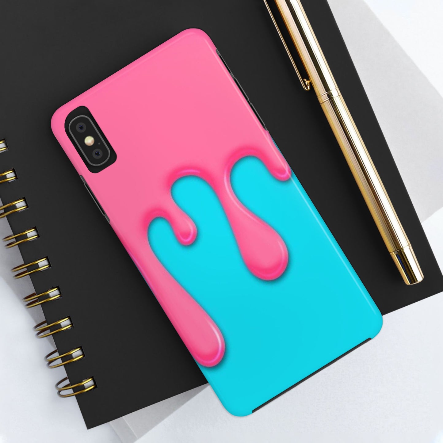 Colorful Drip Tough Phone Case