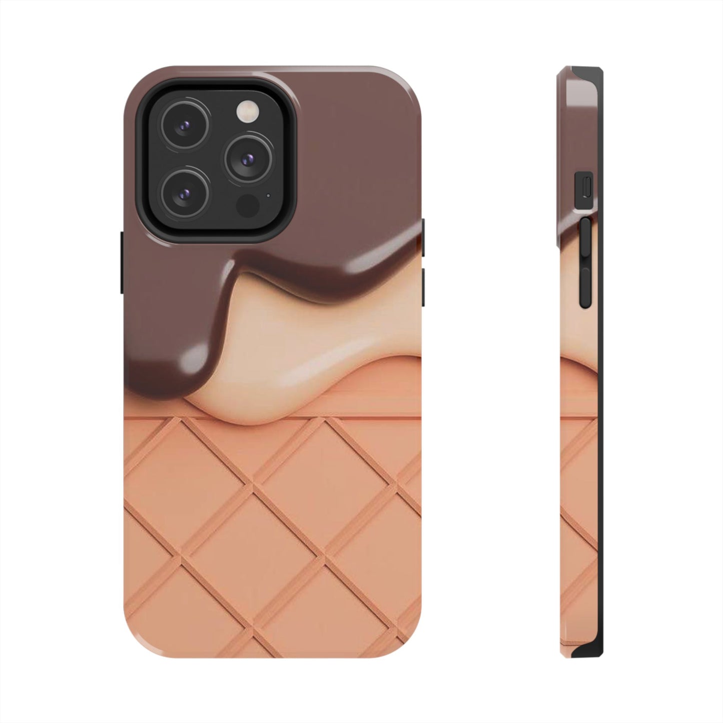 Ice cream drip Tough Phone Cases