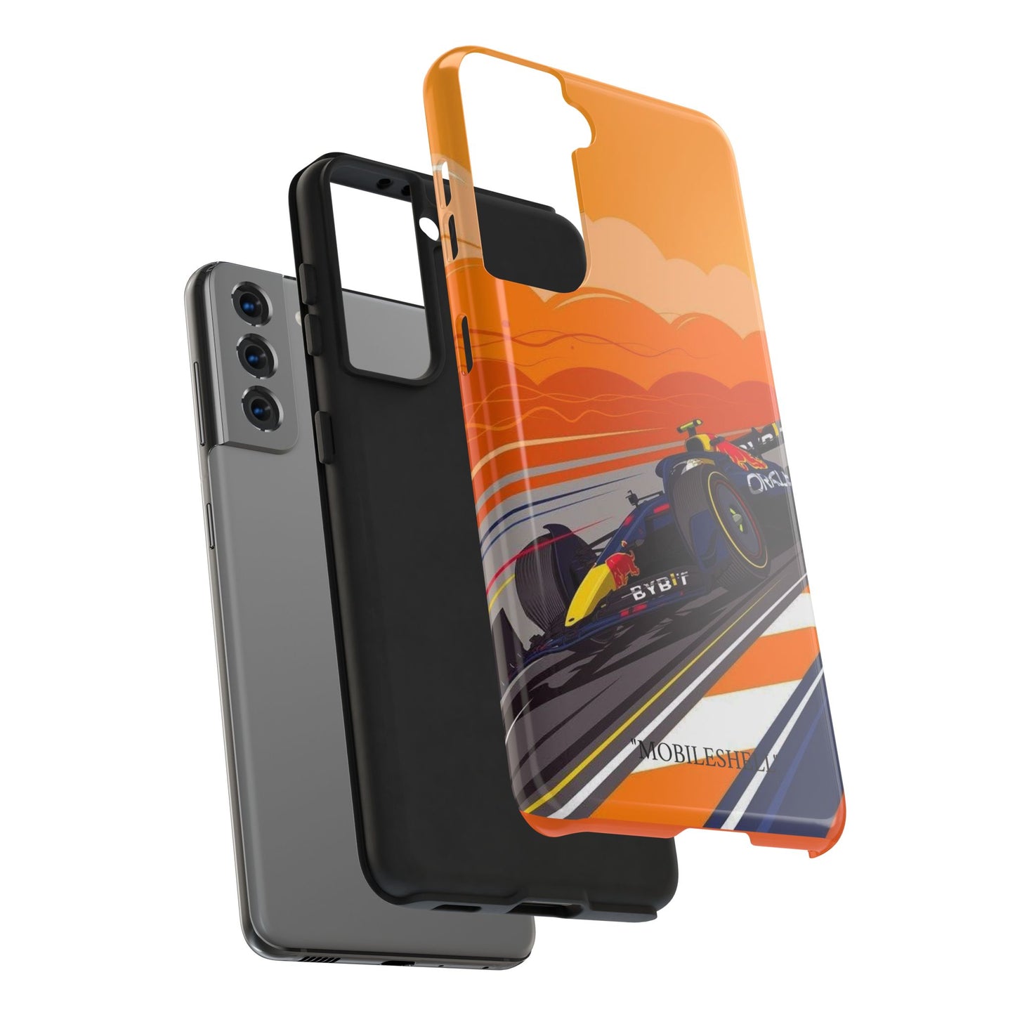 F1 Redbull cartoon tough phone case