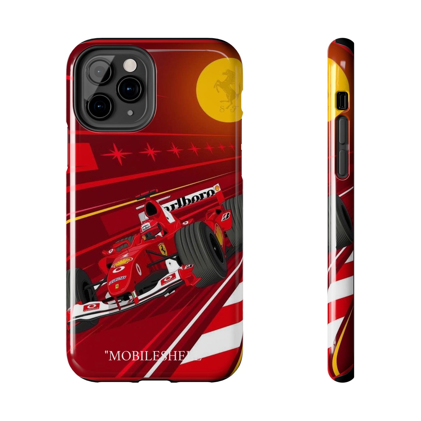 F1 Ferrari team car tough phone case