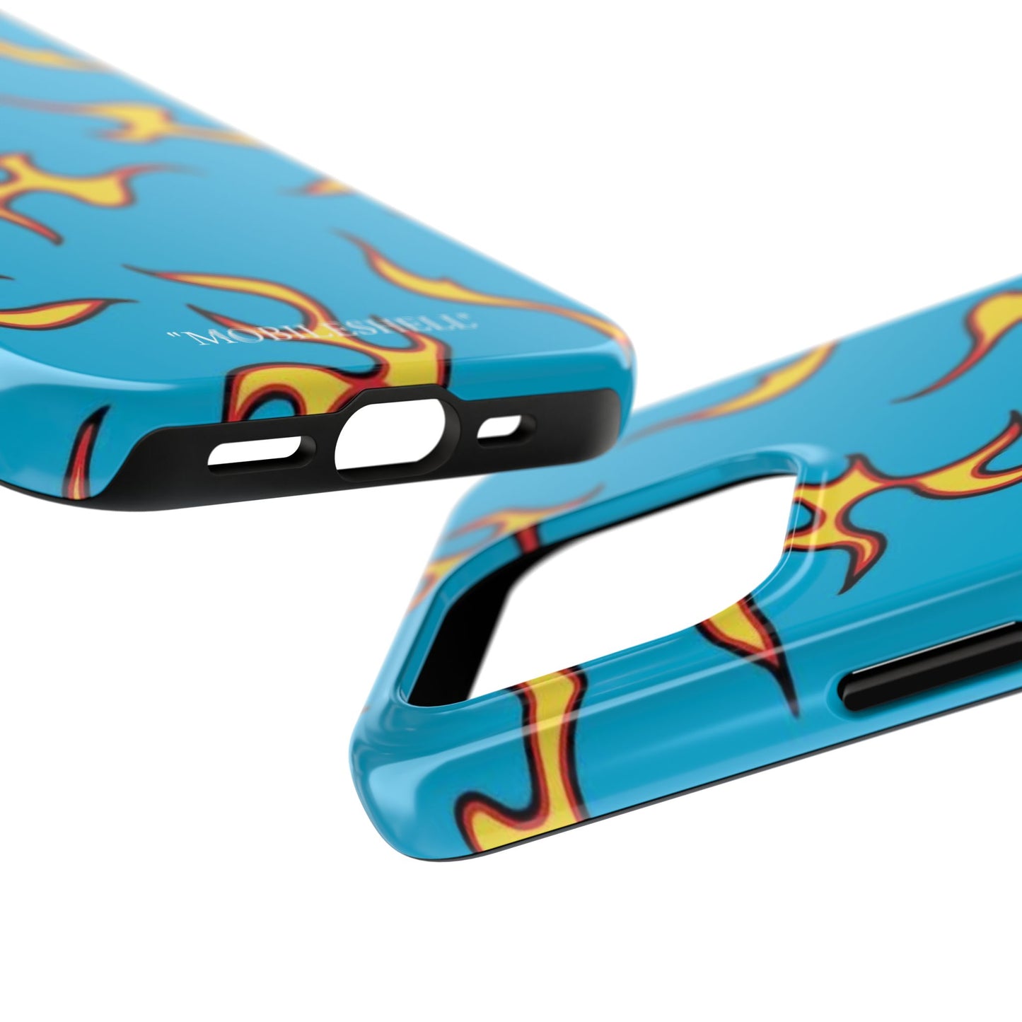 Blue Flame tough phone case