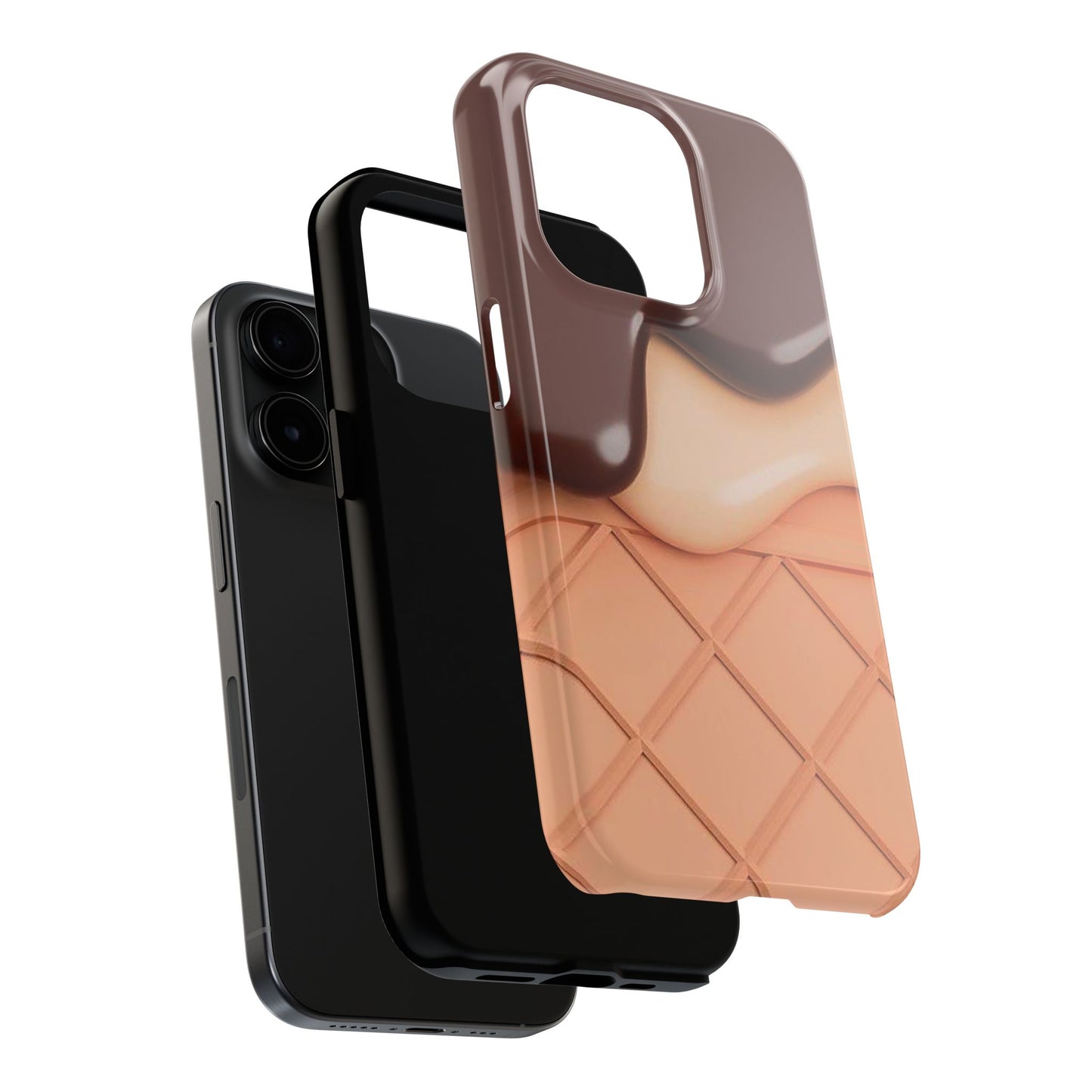 Ice cream drip Tough Phone Cases