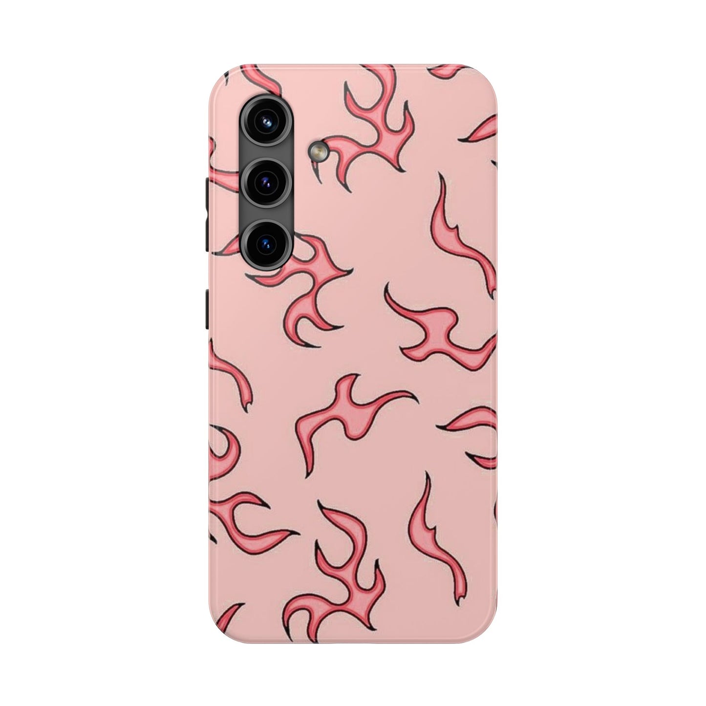 Stylish Flame Tough Phone Case