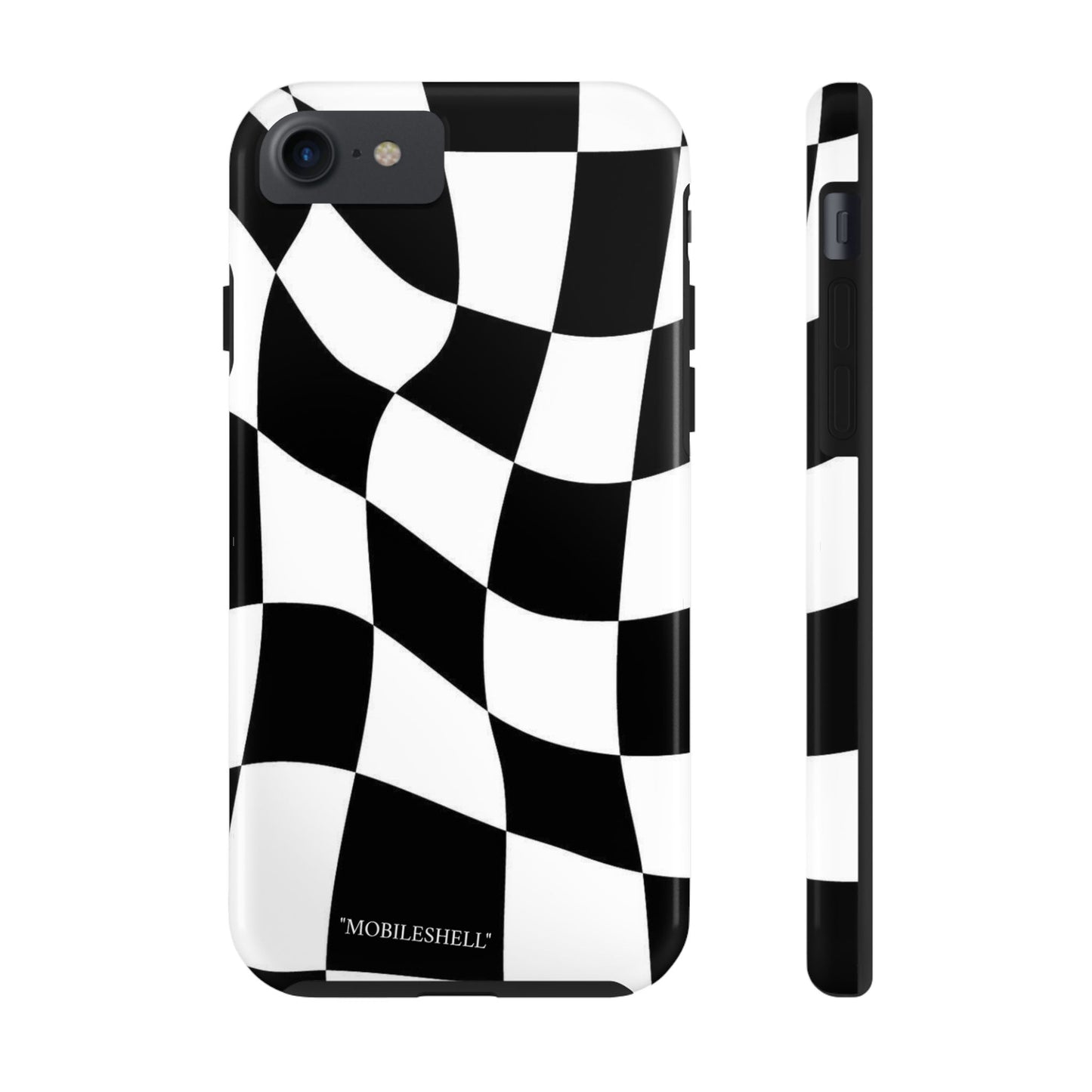 Checkers B&W tough phone case